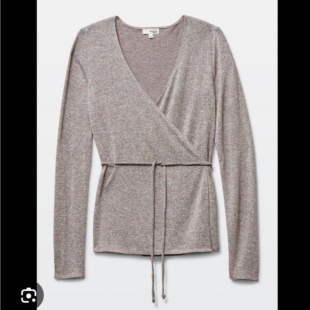 Aritzia Wilfred katsia wrap top